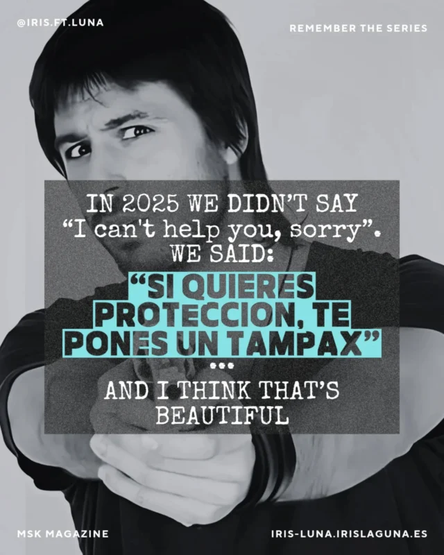 💬#Quotes La personalidad rebelde, espontánea y provocadora de Lucas nos dio frases tan buenas como esta. ❓Hay alguien a quien se la dirías en algún momento concreto de tu vida? #frasescanaña #LucasYSara #LHDP #tvseries #los2000 #y2k #LosHombresDePaco #frasedeldia #desmotivacional