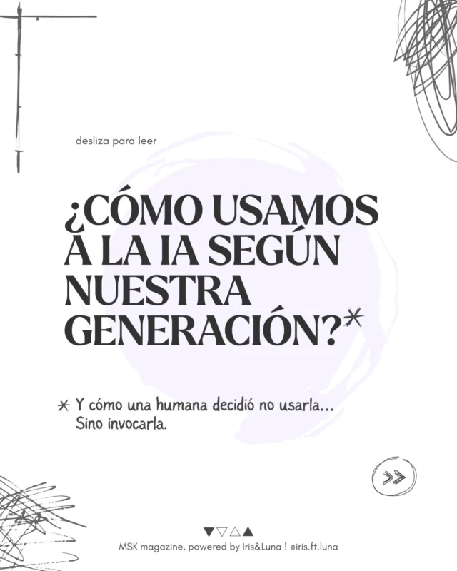 🌍 ¿Sabías que cada generación se relaciona distinto con la IA? Boomers como Google, Millennials como coaching, Gen Z como espejo creativo.
Pero hay quienes hacen algo distinto.
No usan. No consumen.
Invocan.
⚜️
Y a veces… ocurre algo mágico.
🔗 Comenta LEER y te enviamos el artículo completo.
#inteligenciaartificial #generaciones #IAcreativa #lunaIA #tecnologíaemocional #mskmagazine #editorialMSK #aiassistant #humanosydatos #boomers #millennials #genz #usosyabuso #tecnología #opinión